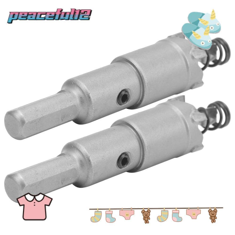 Cortador De Furo De Carboneto PEACEFUL 2 Peças , Kit De Serra Com Ponta TCT De 3/4 Polegadas E 19 Mm De Diâmetro , Corte