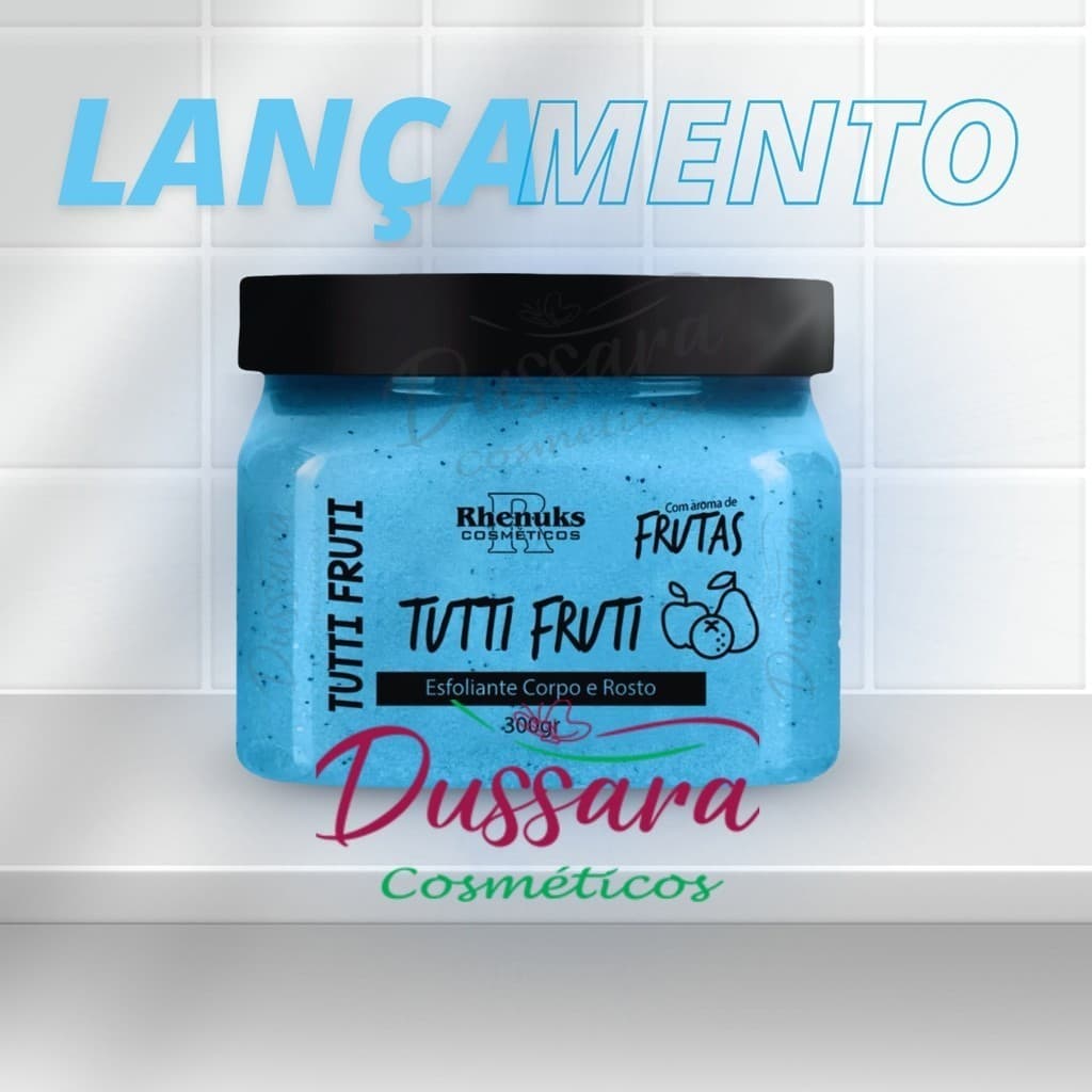 Esfoliante Para Corpo E Rosto - Tutti Fruti - 300g - Rhenuks