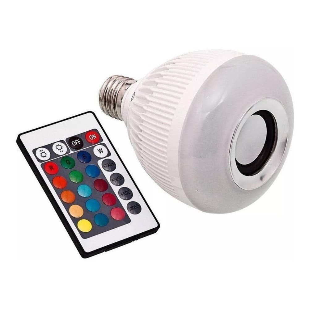 Lampada Bluetooth LED Caixa De Som RGB Pronta Entrega Brasil Envio Rapido SP