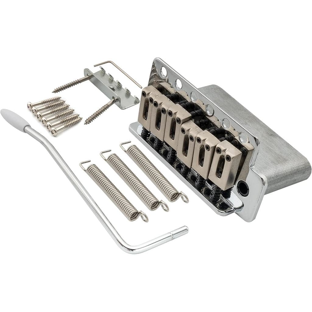 Wilkinson WOV02 52.5mm (2-1/16 polegadas) Ponte Tremolo para Guitarra ST com 6 Parafusos para Guitarra Elétrica Fender A