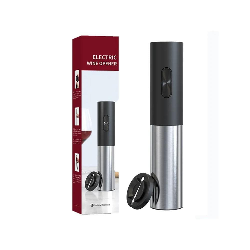 Abridor Automático de Vinho 25W com Removedor de Lacre para Garrafas e Rolhas