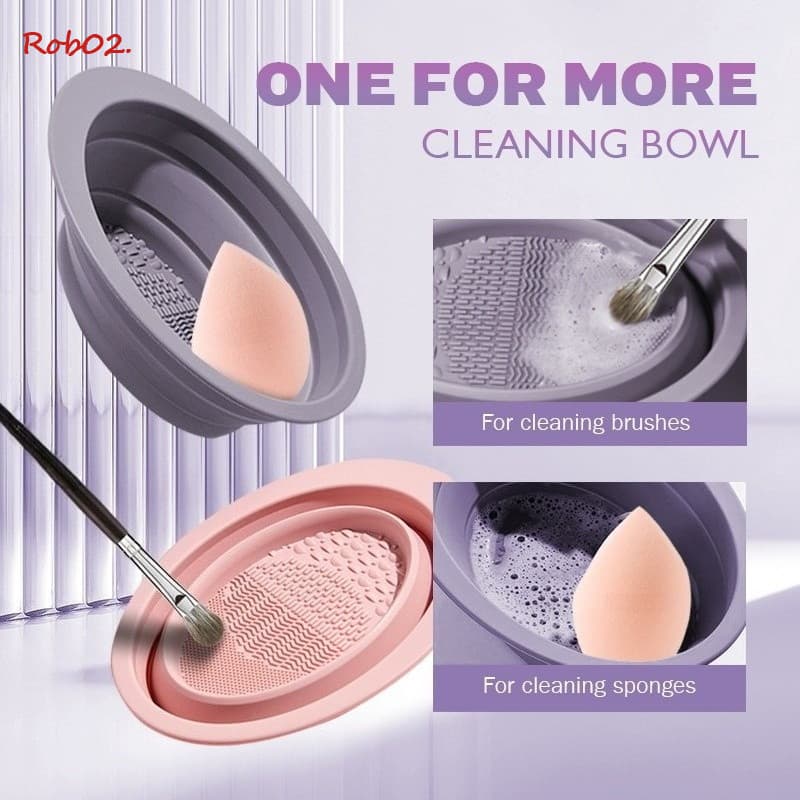 [Rob] Escova De Máscara De Lama De Silicone , Limpador Dobrável , Ferramenta Especial De Salão De Beleza , Limpeza Facia