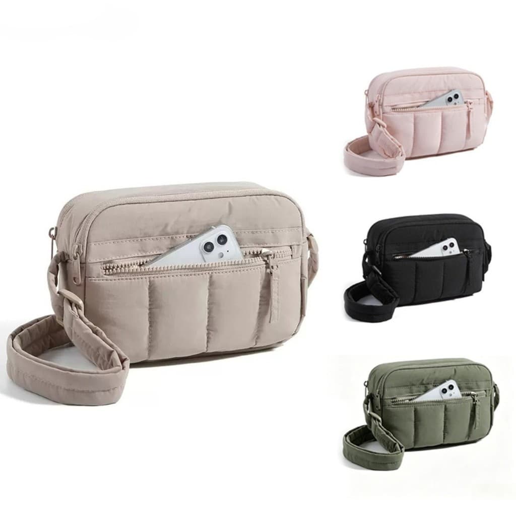 Bolsa De Viagem Crossbody Impermeável Feminina Com Vários Bolsos – Ombro Leve E Ajustável , Mochila Casual Versátil Para