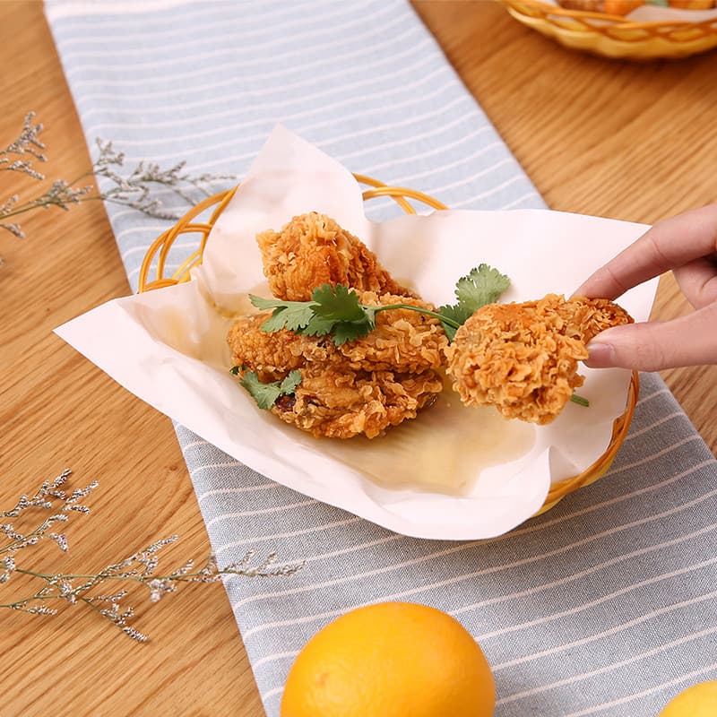 Papel absorvente de óleo de cozinha japonesa, tapete redondo para alimentos fritos, cozimento, churrasco, papel desengor