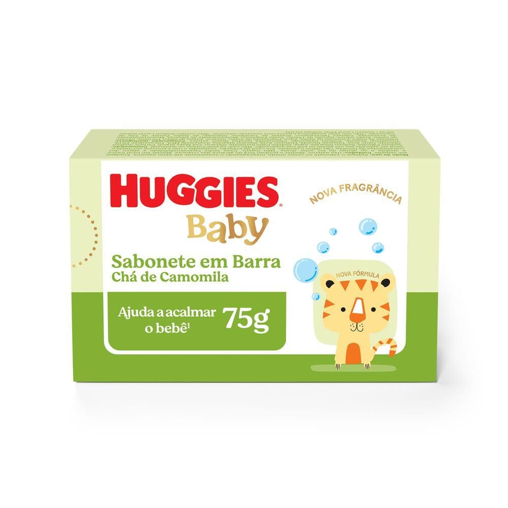 Sabonete em Barra Huggies para bebê Camomila – 75g