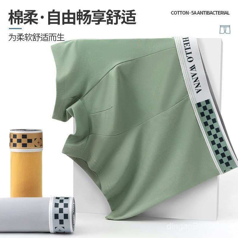 Roupa íntima masculina, cuecas boxer masculinas, soltinhas, respiráveis, tamanho grande, cuecas boxer estilosas para jov