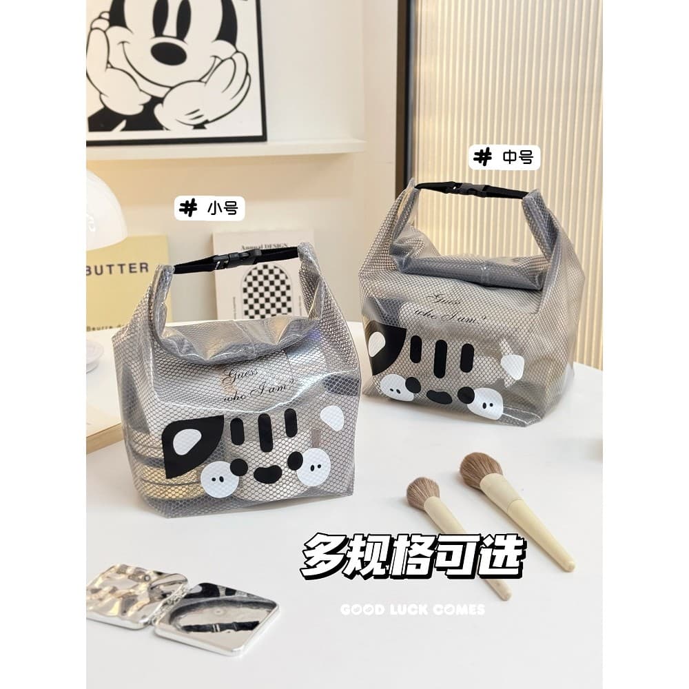 Grande capacidade transparente à prova dwaterproof água saco de higiene pessoal viagem Outing portátil saco cosmético na