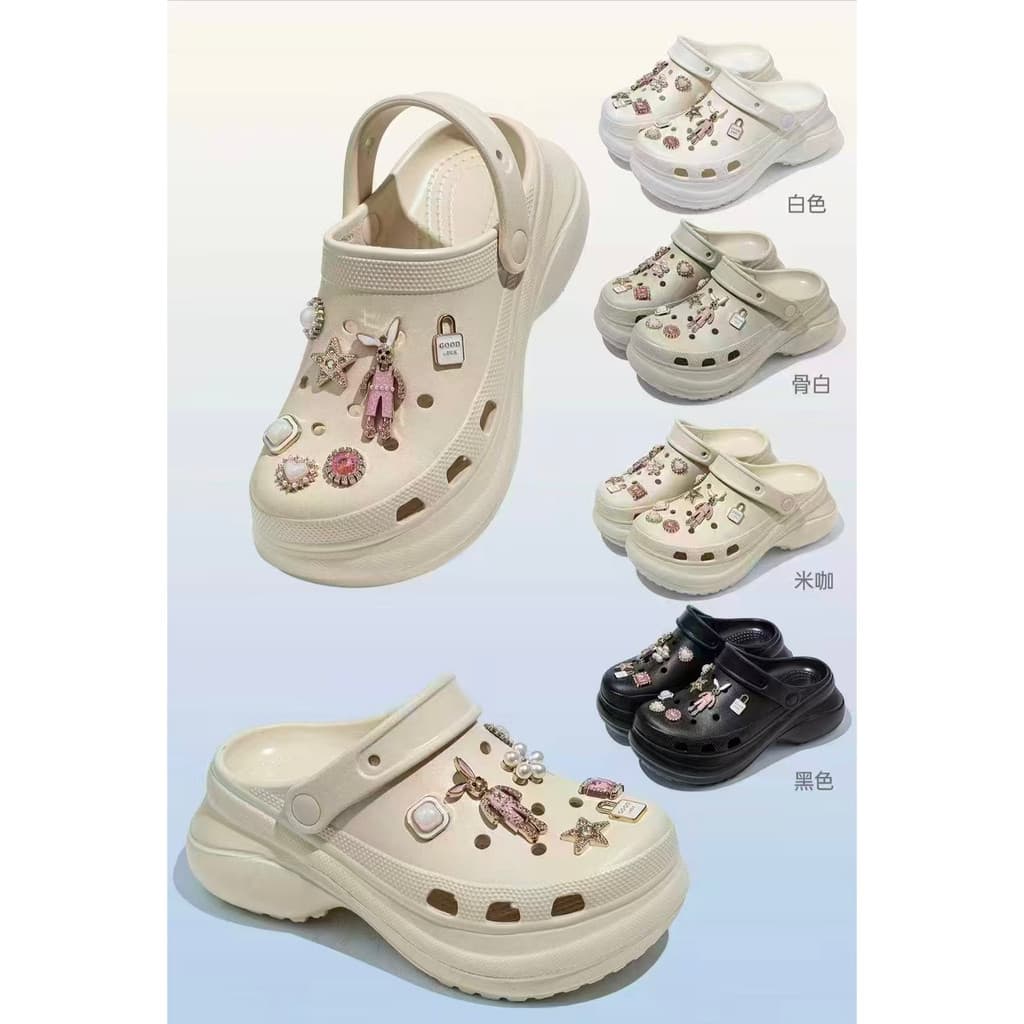 Aumentar a altura mais magro olhar buraco sapatos femininos verão exterior usar aumentar a altura de sola grossa Toe-cob