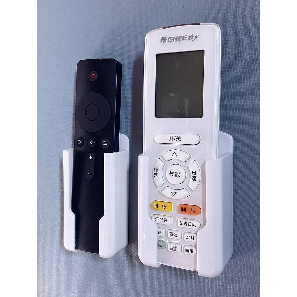 Caixa de armazenamento de controle remoto de ar condicionado montada na parede sem perfuração adequada para colocação de