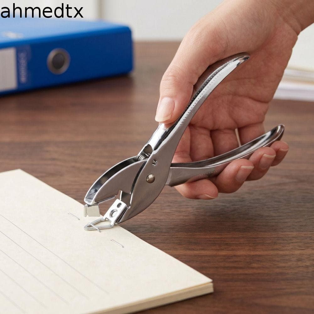 Removedor De Grampos AHMEDTXB , Extrator De Unhas Portátil , Mini Alicate De Perfuração De Metal Estilo Para Uso Domésti