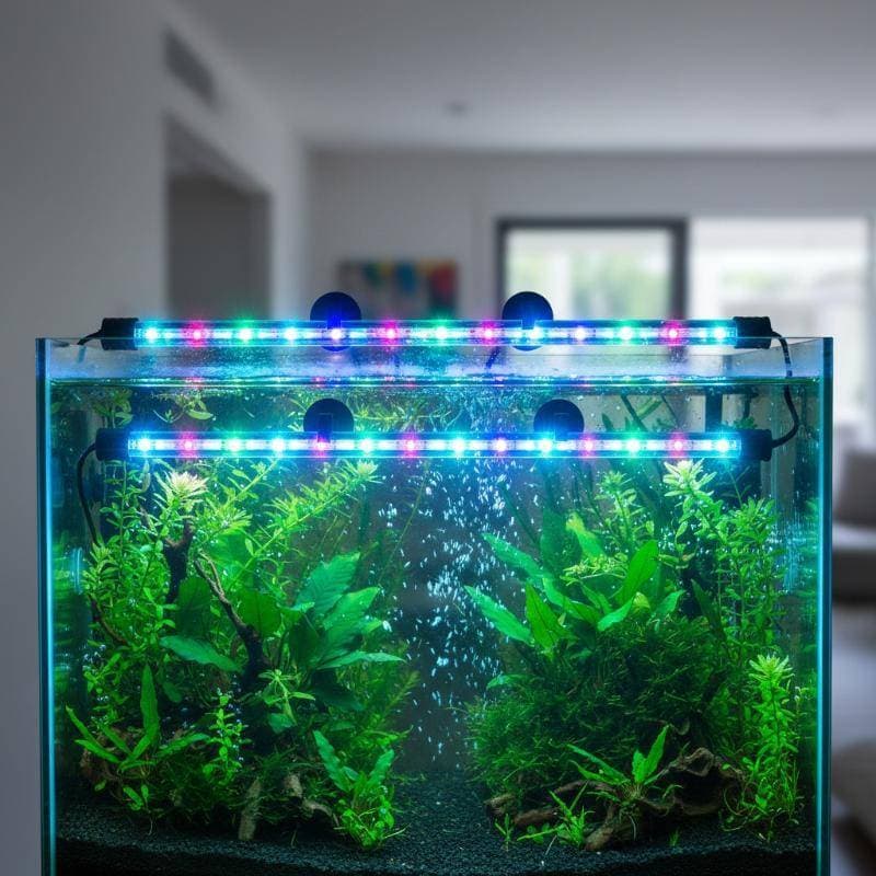 [zitgiy] Iluminação LED Submersível Para Aquário De Tanque De Peixes Lâmpada De Humor À Prova D'água Alimentada Por USB