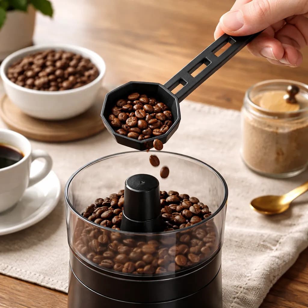 Colher Medidor De Café Em Grãos Dosadora Uso Diário