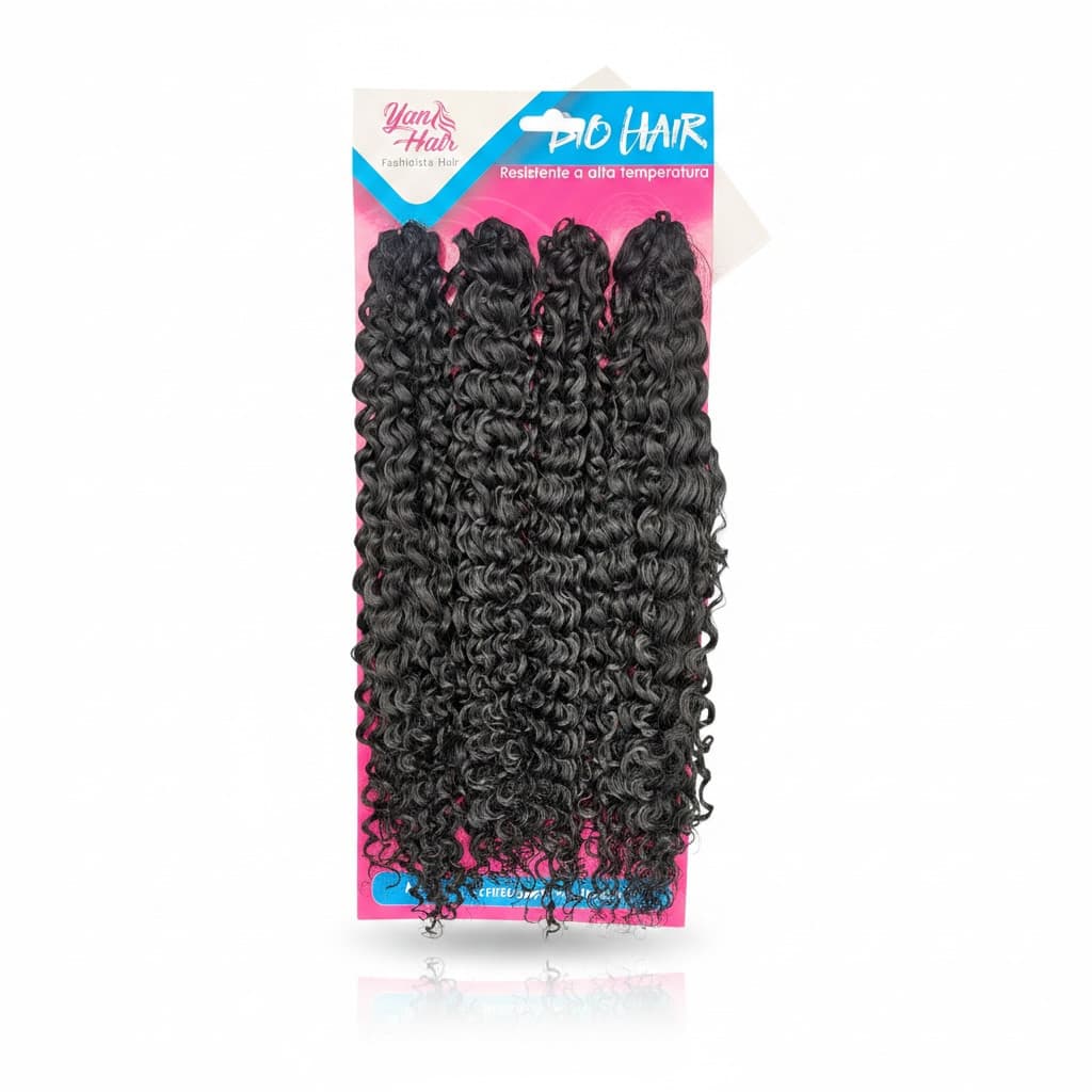 Cabelo 100% Orgânico Cacheado Rubi 320gr YAN HAIR