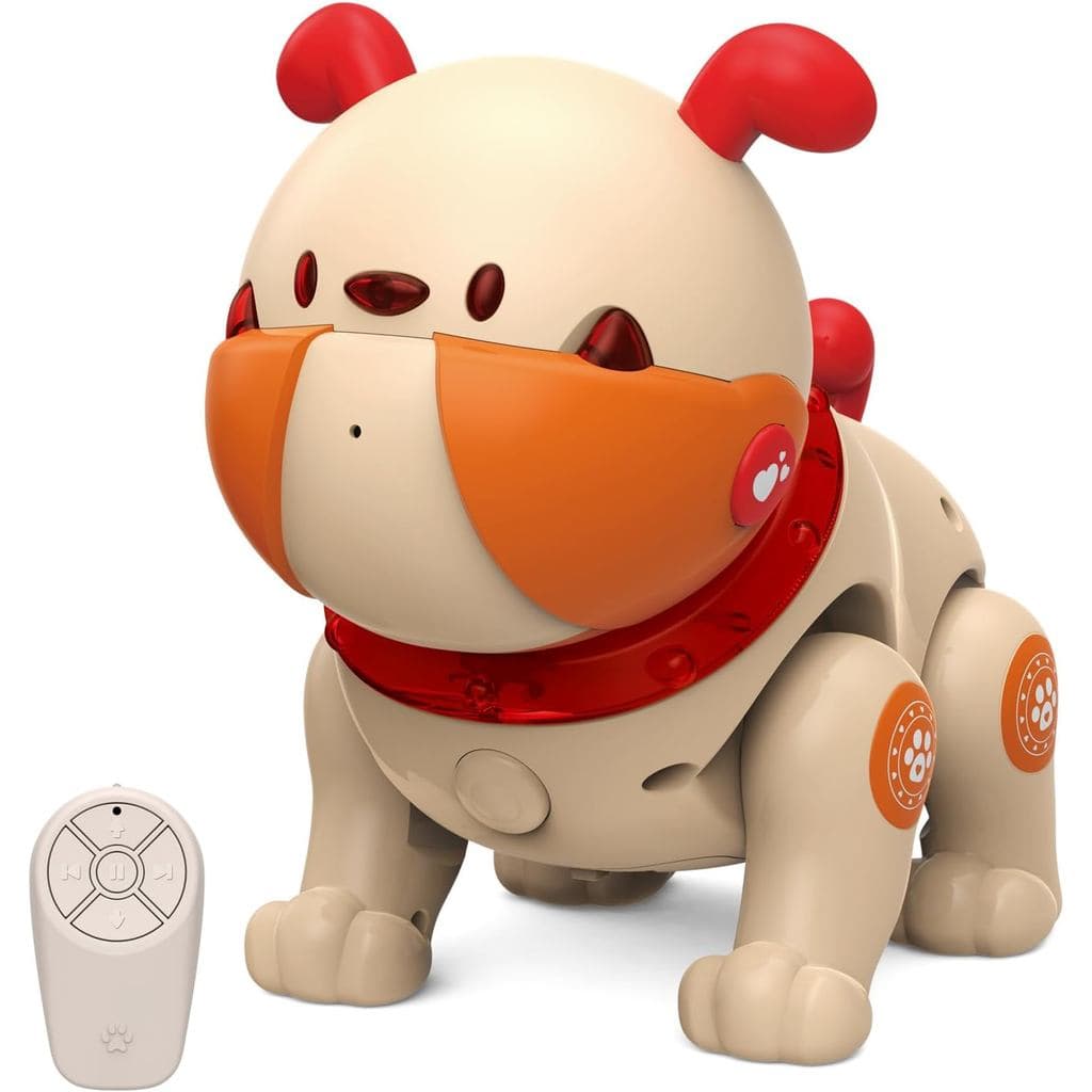 Cão Robô de Controle Remoto para Crianças de 3 a 5 Anos, Canta e Dança, Interação Sensível ao Toque, Gravação de Voz com