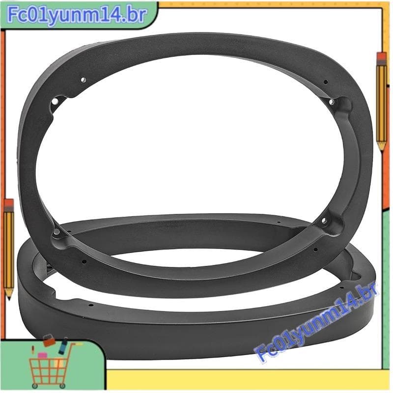 Anel Espaçador De Alto-Falante De Plástico Universal 6X9 , Adaptador De Suporte De Montagem De Áudio De Carro , Tapete D