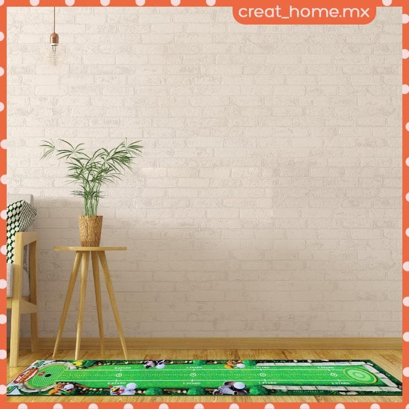 [Creat_home] Tapete Dobrável Para Prática De Golfe , Ponto De Veludo , Plástico , Armazenamento Compacto , Auxílio Trein