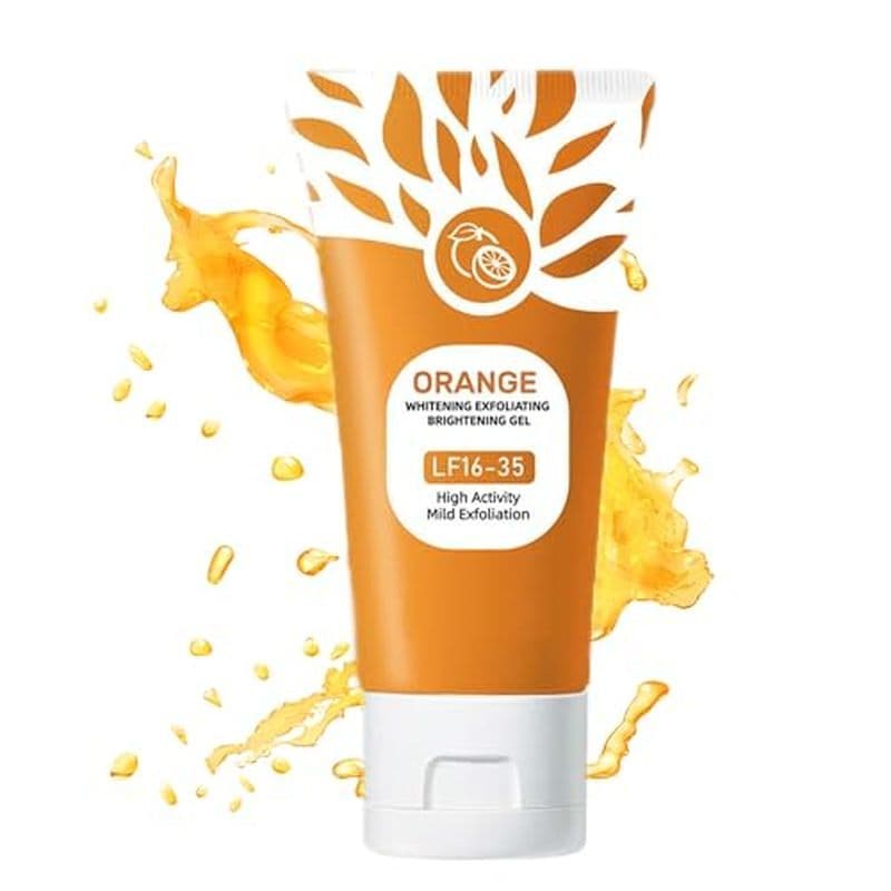 Gel Esfoliante Orange Enzymes Para Rosto & amp ; Corpo , Suave Em De Laranja Com Limpeza Profunda , Remoção De Cravos Fa