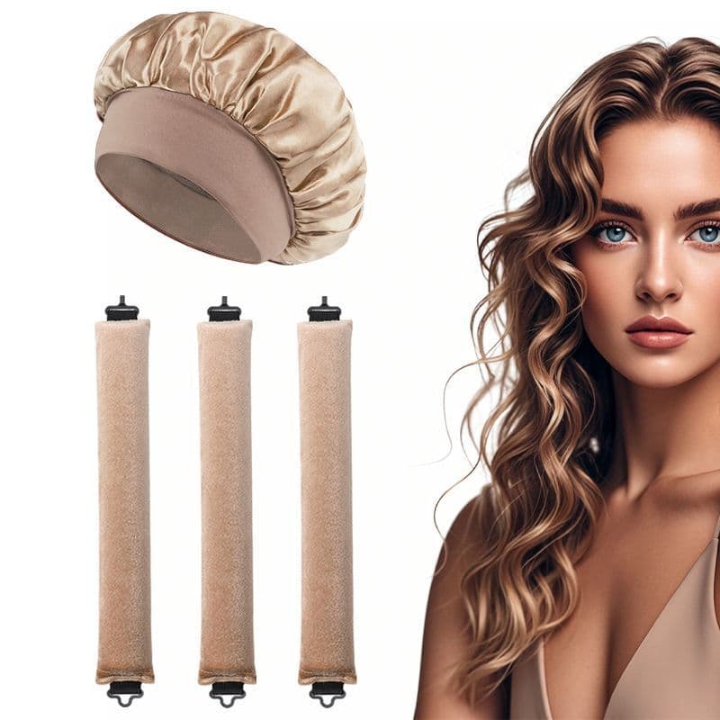 Novo ferro de ondulação sem calor dormir curling ferramenta útil acessórios de cabelo preguiçoso conjunto de ferramentas