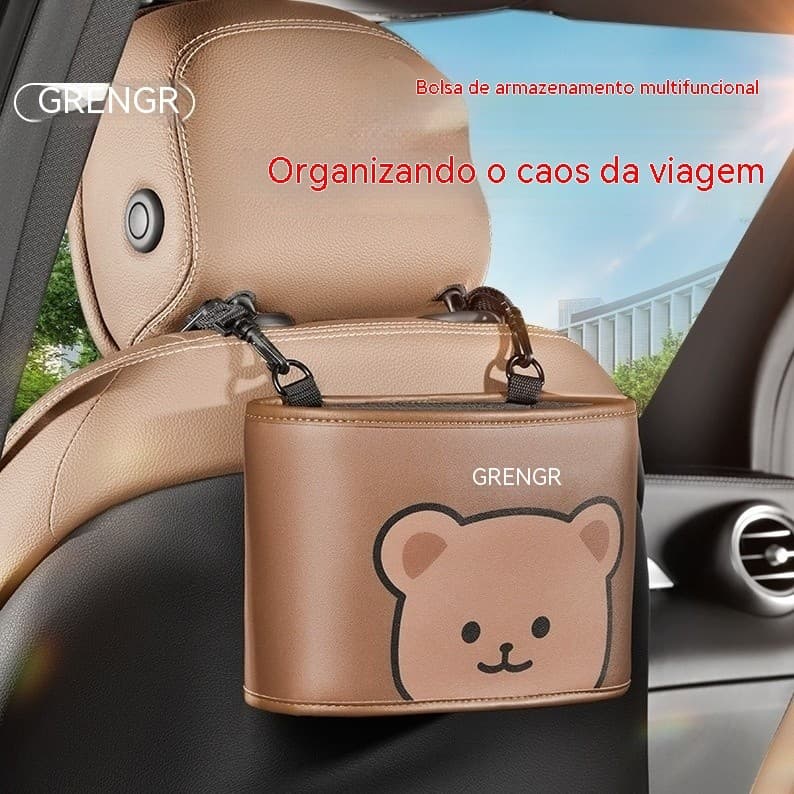 Bolsa de armazenamento multifuncional para carro, bolsa organizadora para carro, bolsa de armazenamento universal para p