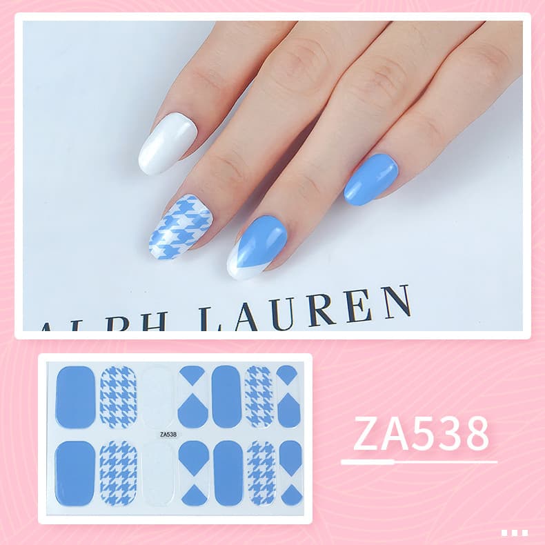Charm Fing Finger Estilo Verão Adesivos para Unhas Adesivos Gel Unha Polonês Filme Adesivos para Unhas À Prova D 'Água d