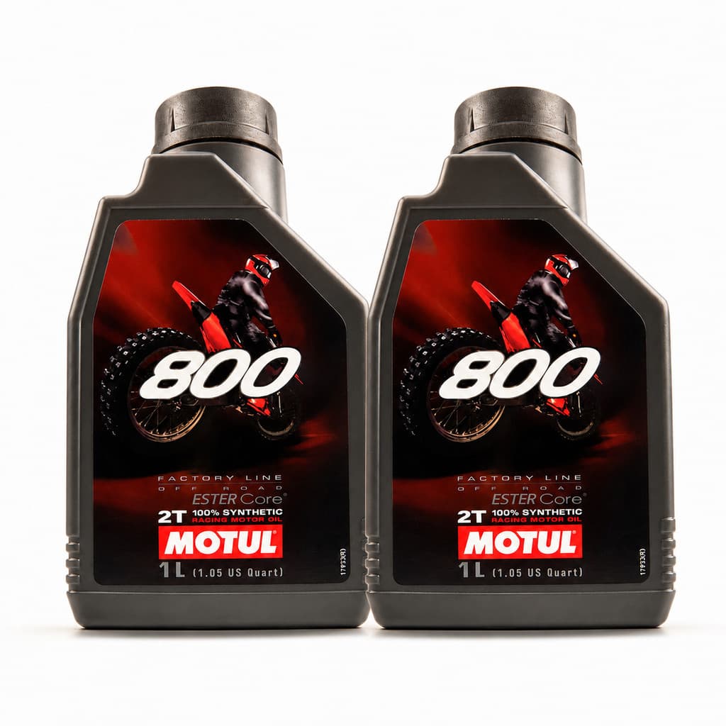 Motul 800 2t Óleo 100% Sintético Kit 2 Litros