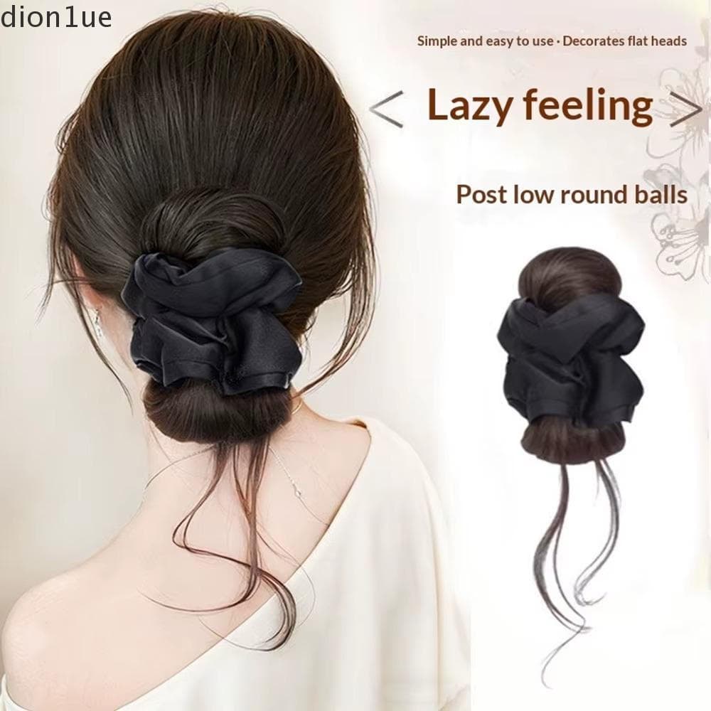 DION1UE Tiara De Coque De Cabelo Sintético , Elegante Prendedor De Garra De Scrunchie , Grampo