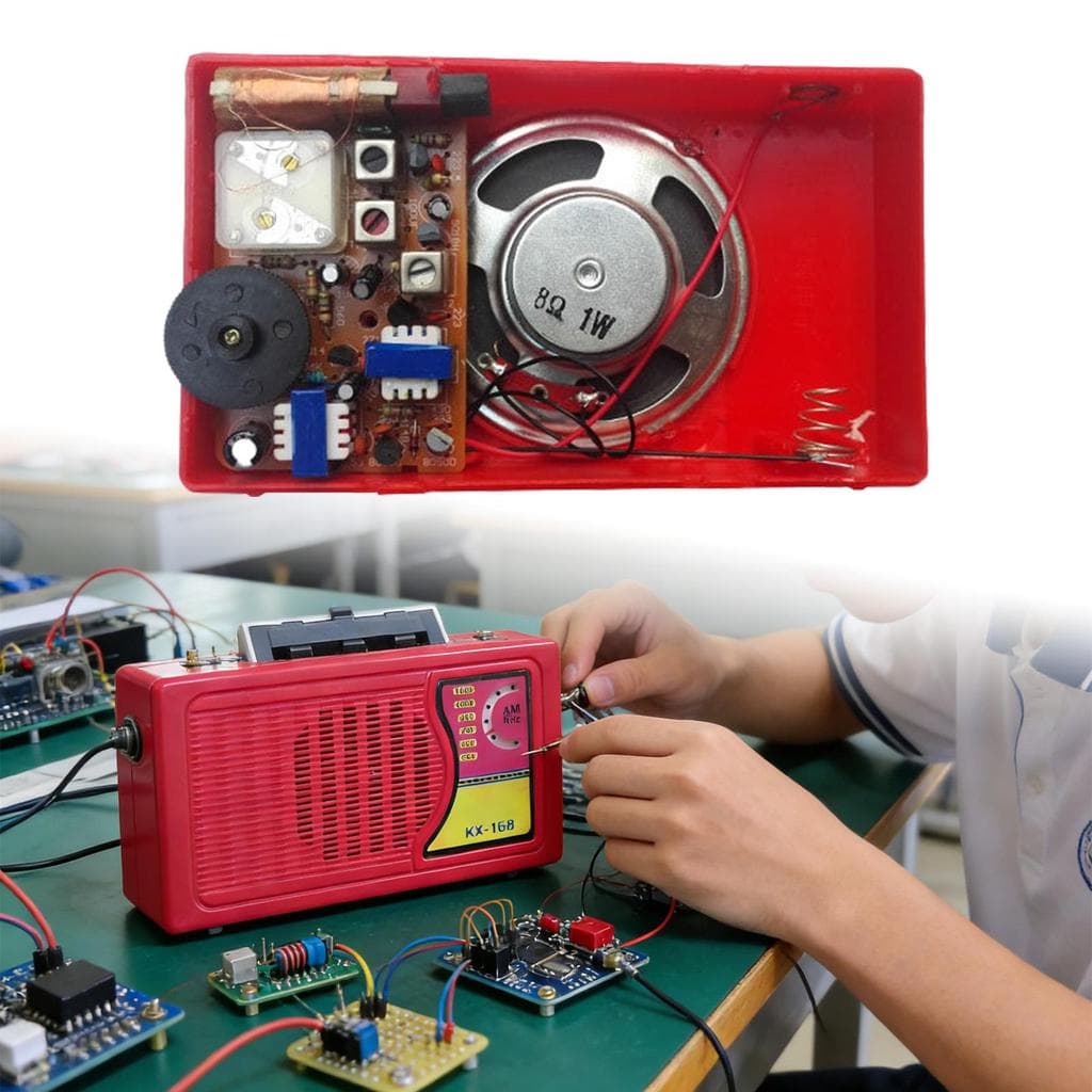[mcpdwt] Kit DIY De Rádio AM Prática De Ensino De Solda Educacional Profissional