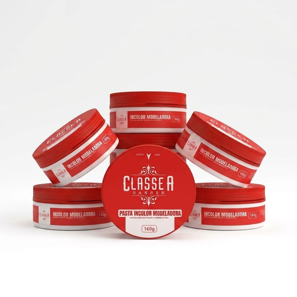 Kit 8 Pomadas Incolor Megafixação Classe A 160g Envio 24h