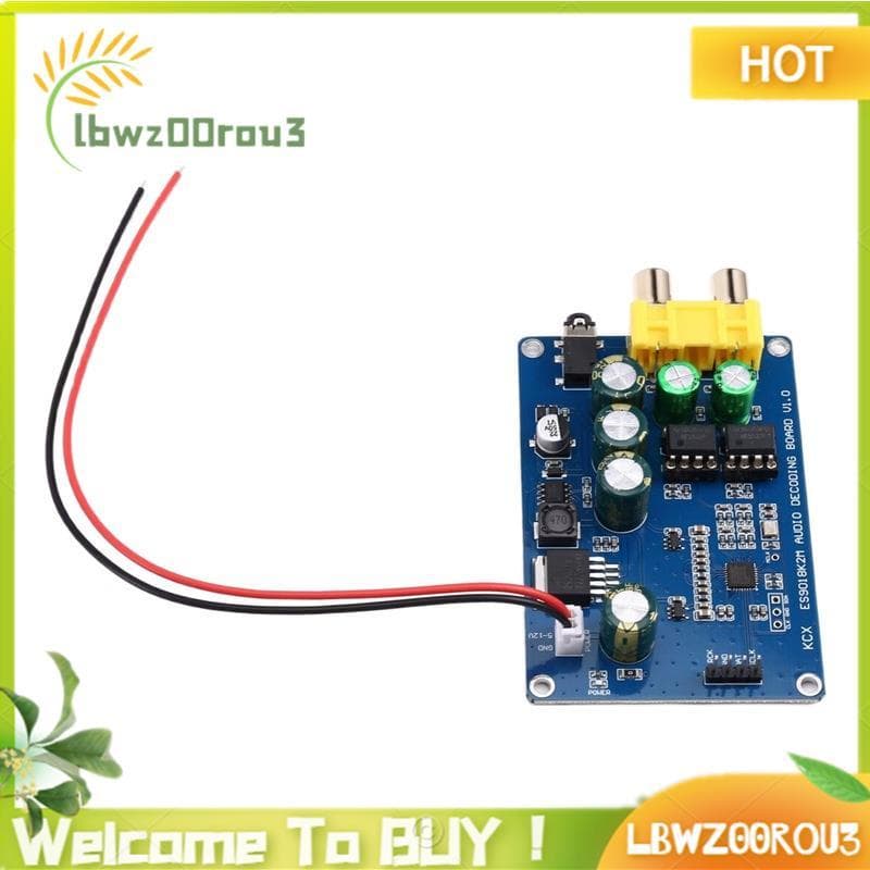 Para Placa Decodificadora Grau Interface I2S ES9018K2M Chip De Áudio Hi-Fi Audiófilos