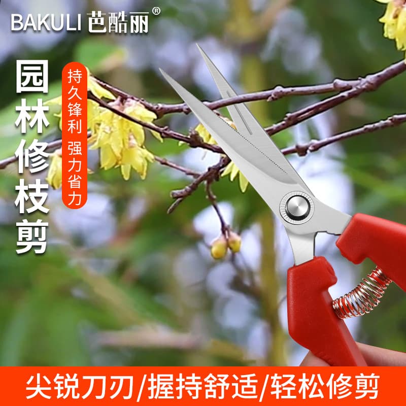 Tesoura alemã de poda de árvores frutíferas, tesoura especial de jardinagem para colheita de frutas, ferramenta útil par