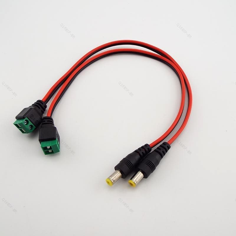 12V DC 5.5 * 2.1mm Macho Fêmea Cabo De Plugue Para Plug Conector Estender BR16B