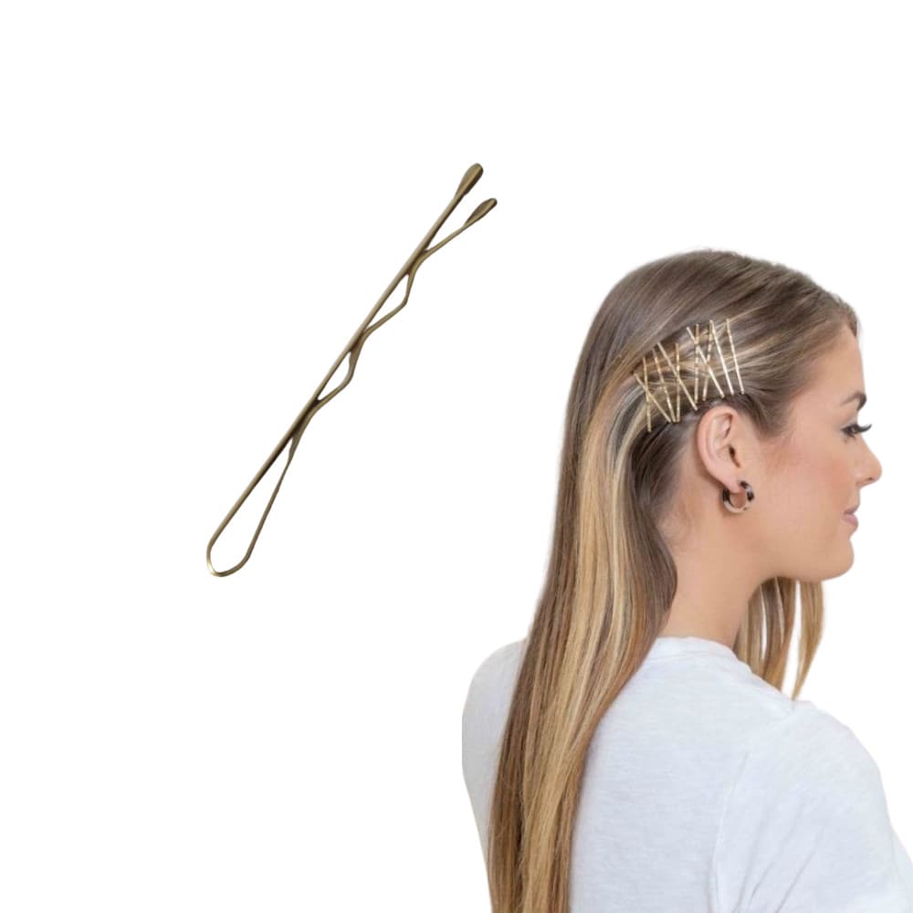 Mini Grampo Loiro Dourado Metal Penteado Rafael Gasparaim RG