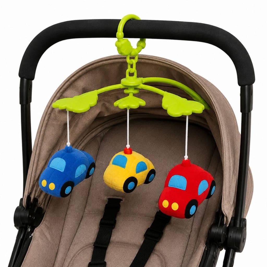 Móbile Para Carrinho e Bebê Conforto Estímulo Visual e Motor