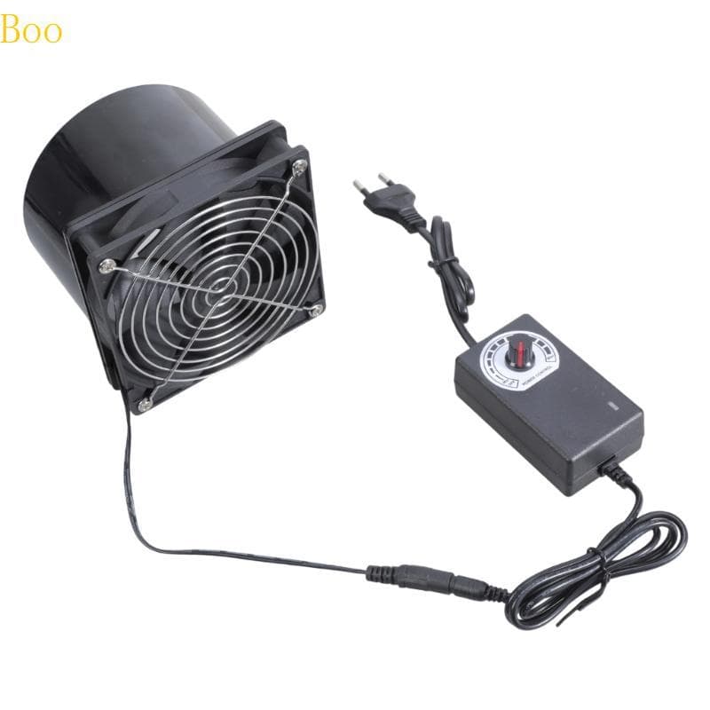Ventilador Ajustável Boo 12cm 3000RPM DC12V Controlador Velocidade Para Melhorar Os Fluxos Ar Cozinhas E Of