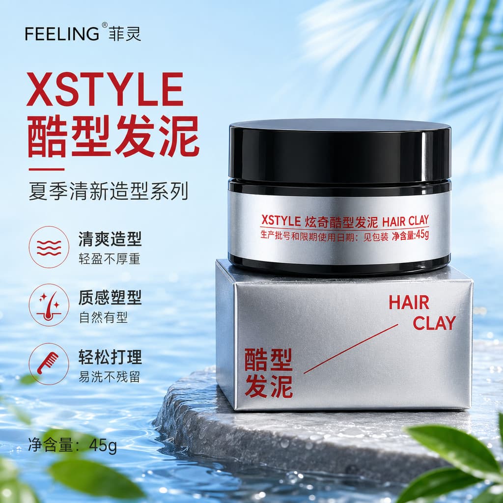 Filipinas legal cabelo argila cera de cabelo macio brilhante argila cera de cabelo textura estilo creme de cabelo argila