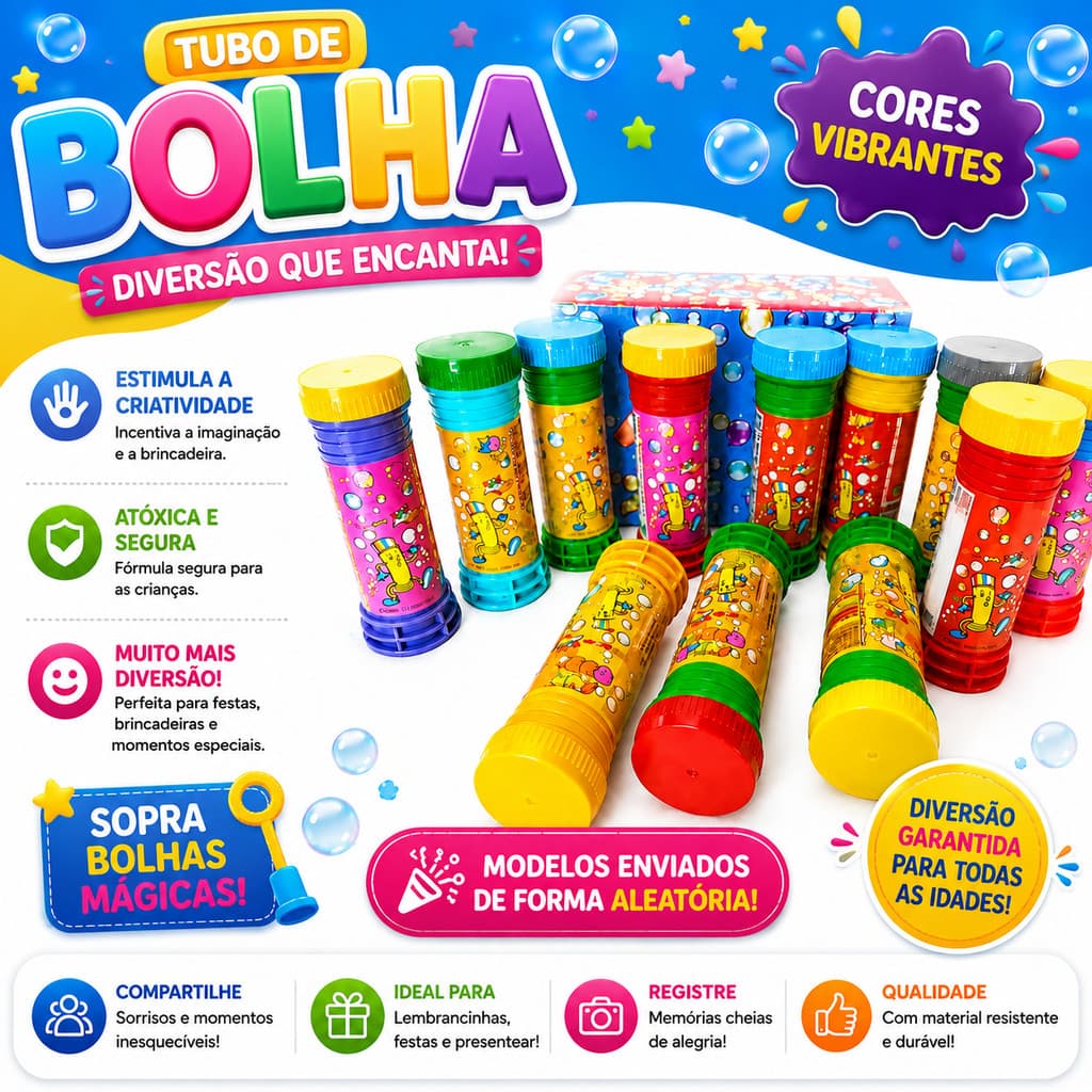 5 Bolha De Sabão Para  Festa Lembracinha Decoração Aniversario