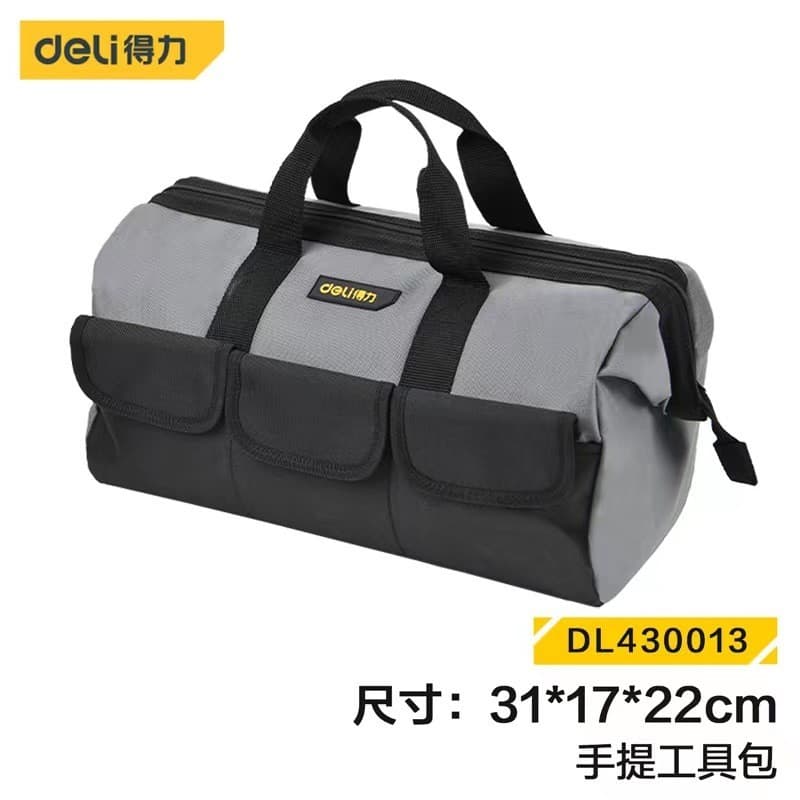 Deli ferramenta 43cm kit de ferramentas de pano Oxford eletricista kit de reparo portátil resistente ao desgaste ferrame