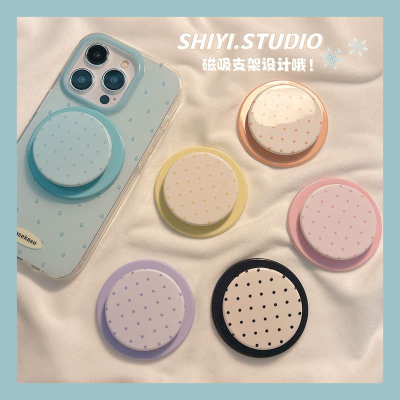 magsafe popsocket griptok magsafe Estilo coreano ins simples nicho bolinhas adequado para MagSafe telefone móvel magnéti