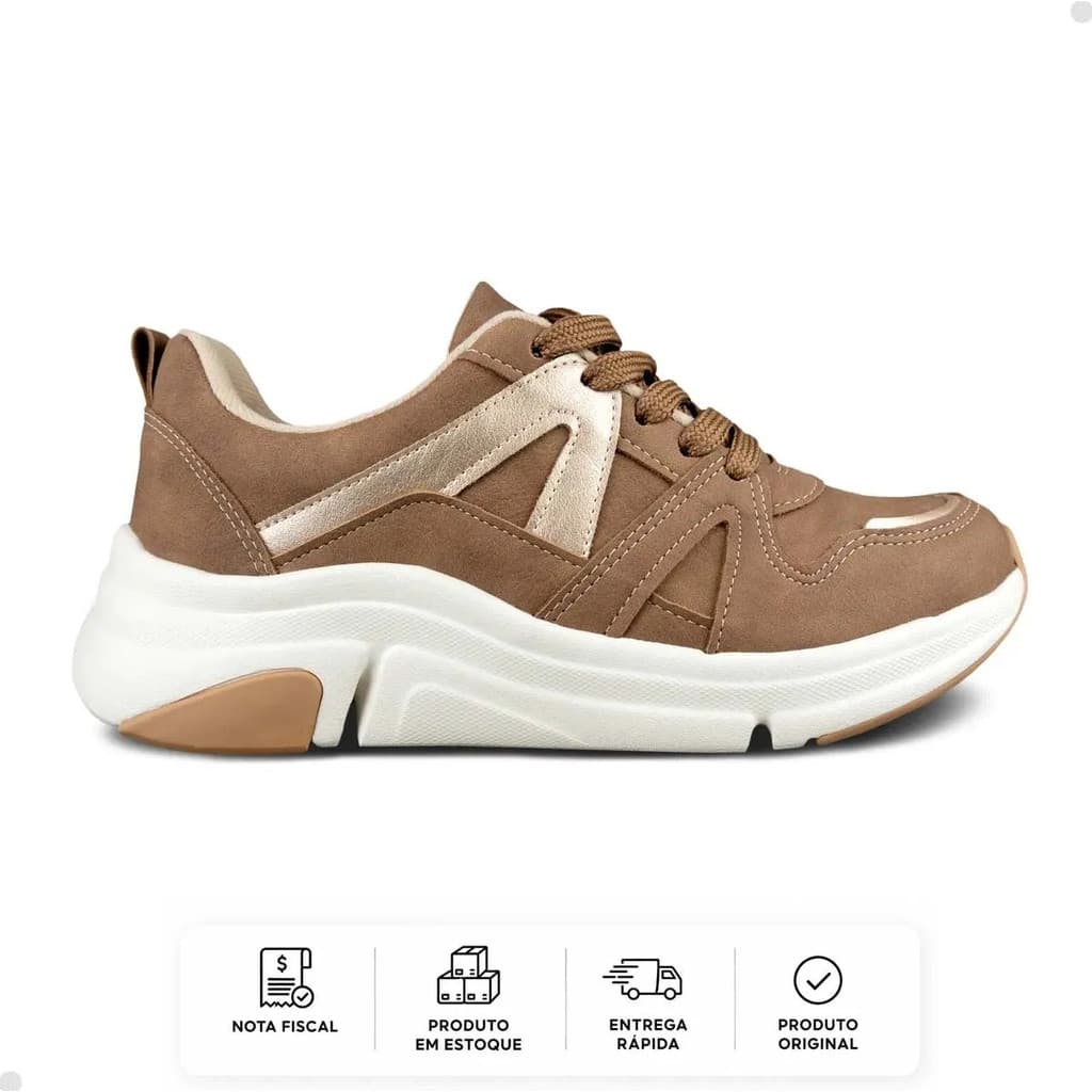Tênis Feminino Modare Chunky Ultraconforto Solado Macio Leve