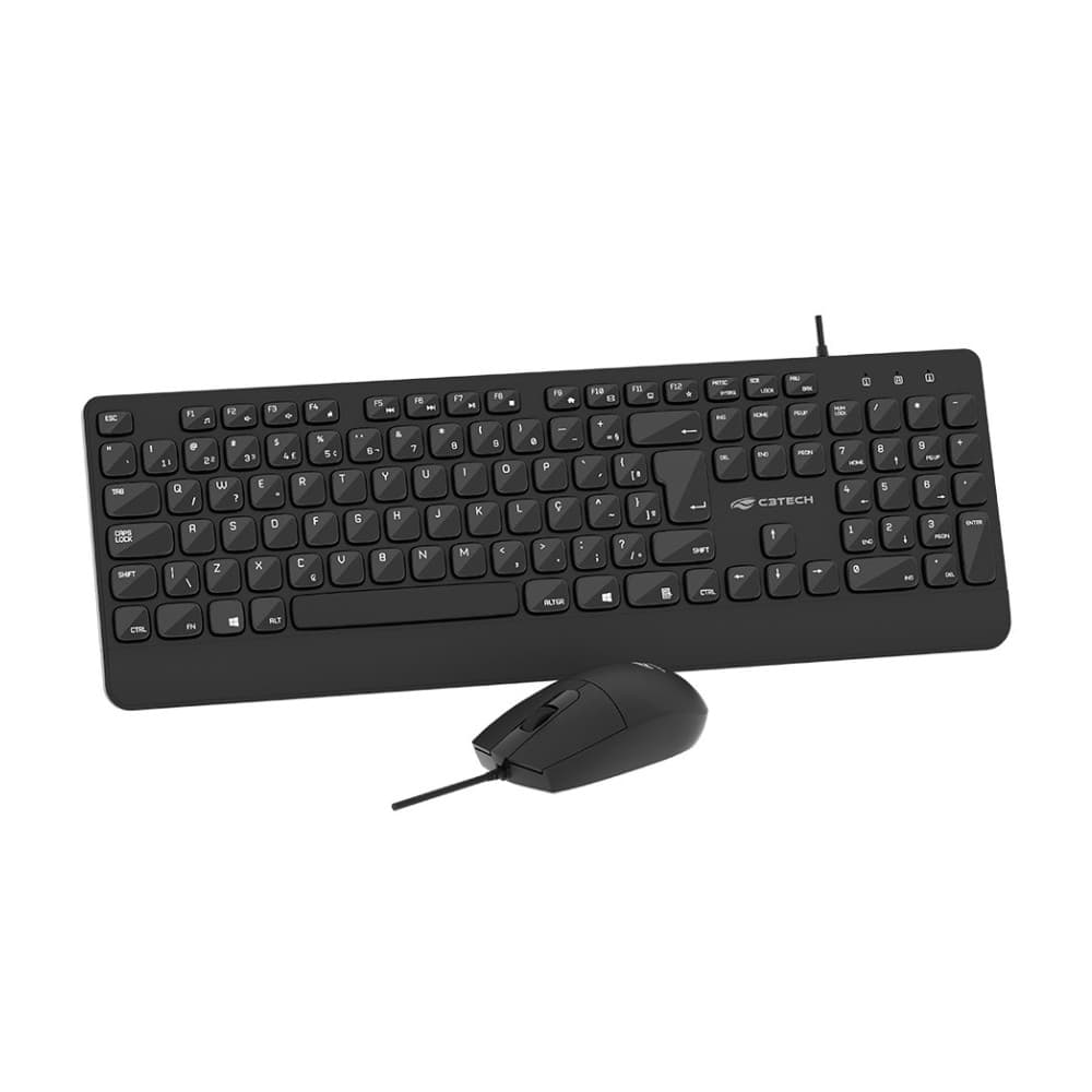 Kit Teclado E Mouse Usb C3tech Kt-150bk [F133]