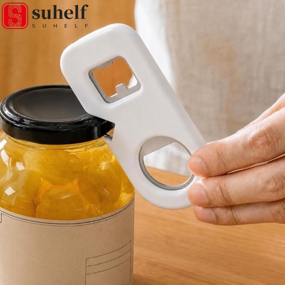 Abridor De Garrafas SUHELF , Ferramenta Multiuso Para Bebidas , De Cerveja Latas De Geladeira 4 Em 1