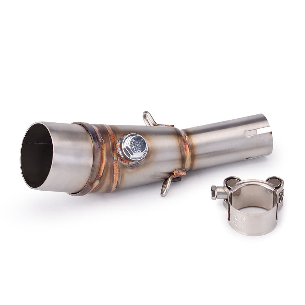 Para Forza 350 ADV350 2021-2024 Tubo De Ligação Deslizante Modificação De Escape Da Motocicleta Aço Inoxidável 51MM
