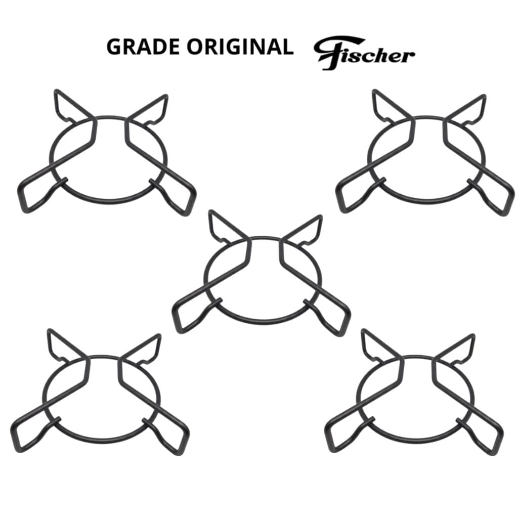 kit Trempe Grade Grelha Cooktop Fogão Fischer Fit Fit Line Aramado  5 PEÇAS