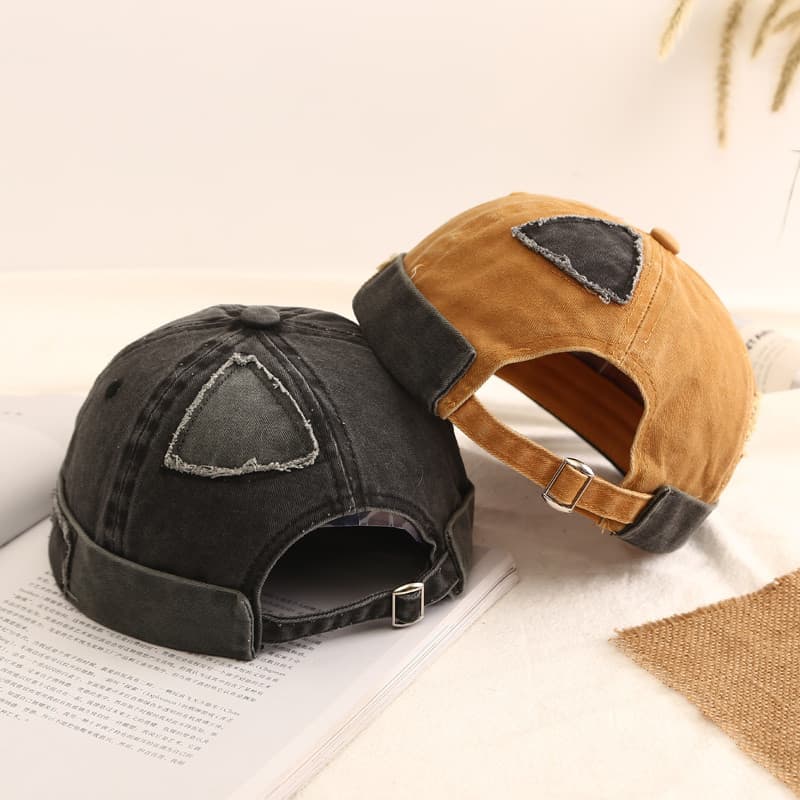 Chapéu masculino primavera verão Retro remendo rasgado mendigo chapéu versão coreana All-Match Cowboy senhorio chapéu fe