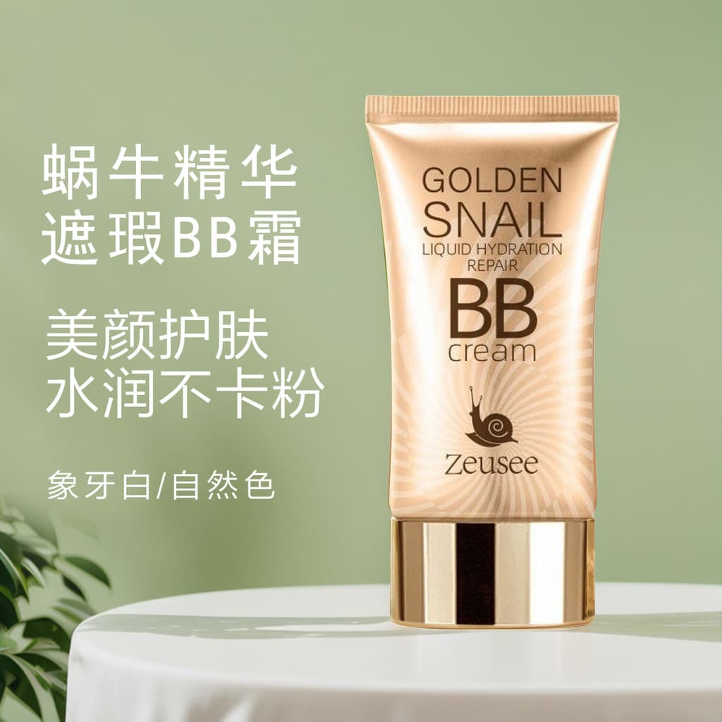 Caracol genuíno bb creme corretivo sem maquiagem sem cola Base em pó corretivo creme preguiçoso sem maquiagem creme Base