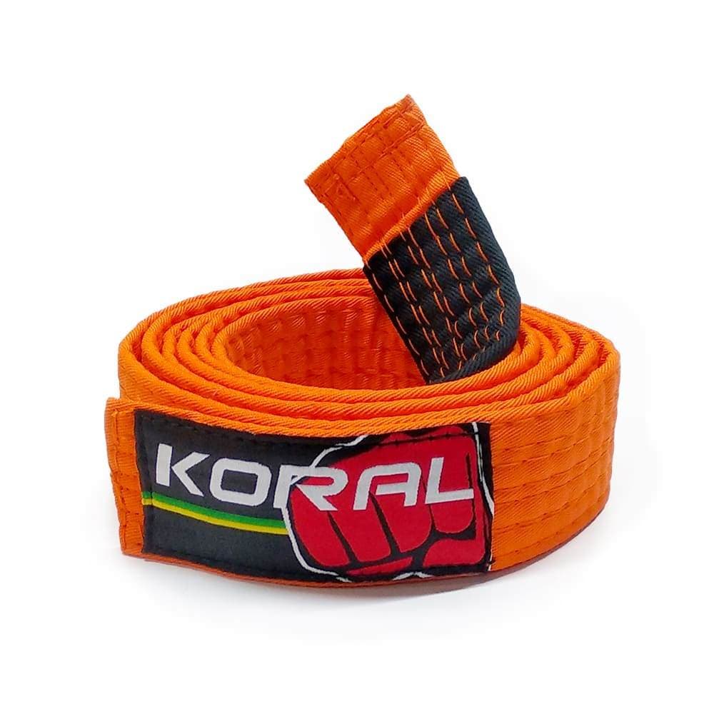 Faixa Jiu-Jitsu Laranja Infantil Koral