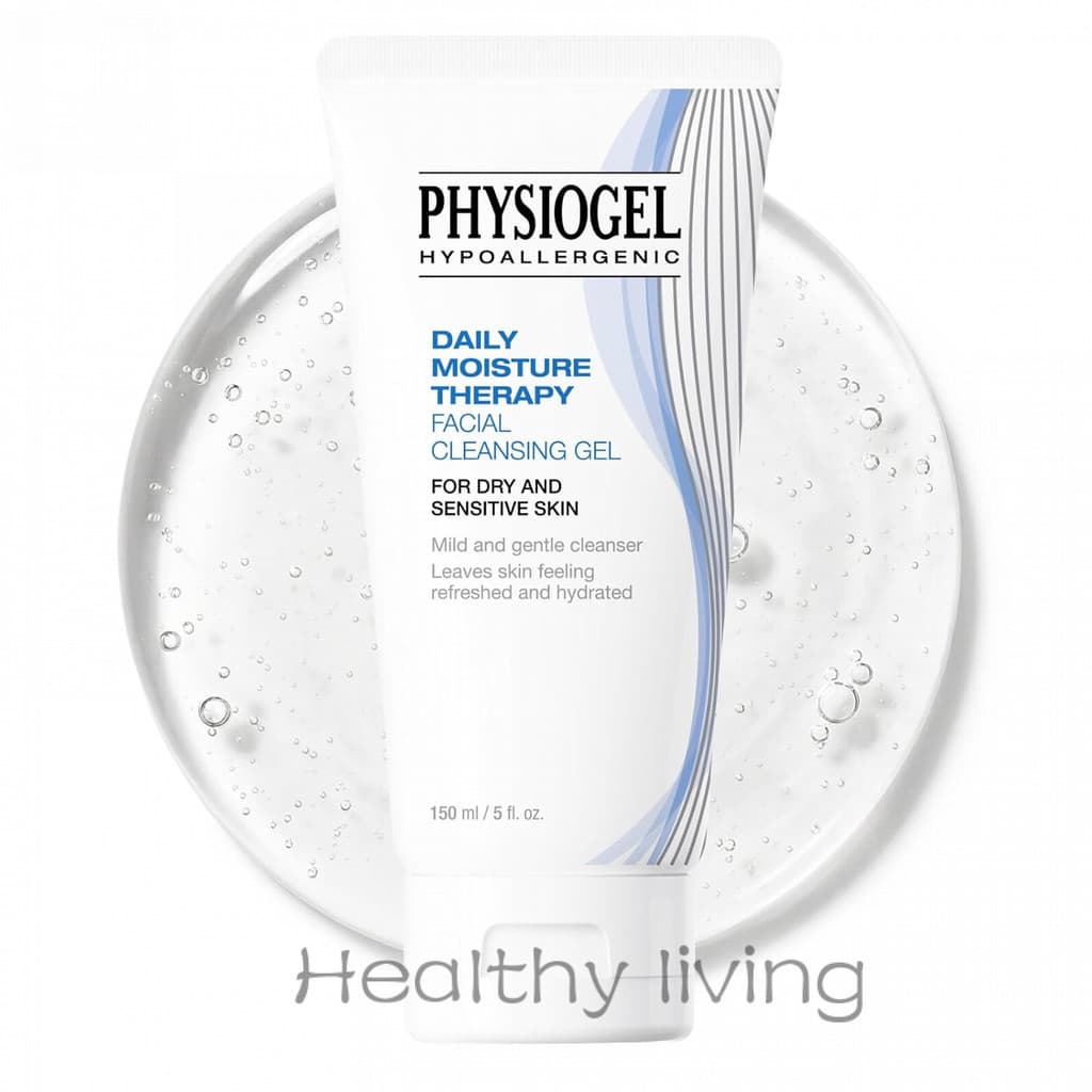 PHYSIOGEL Gel de Limpeza Hidratante para Terapia de Hidratação Diária, Sabonete Facial Hidratante e Limpeza de Poros, co