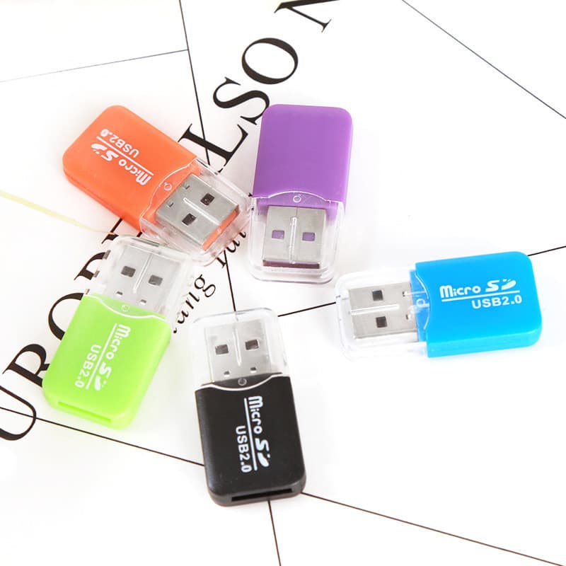Leitor de cartão gelado cartão TF/cartão MICROSD/cartão de memória do telefone móvel de alta velocidade 2.0 multifuncion