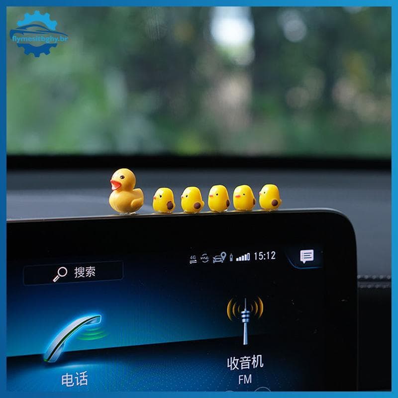 flym 5 Pçs Bonito Mini Dus Decoração Interior Do Carro Espelho Retrovisor Automático Painel Ornamentos Para Mulher Homem