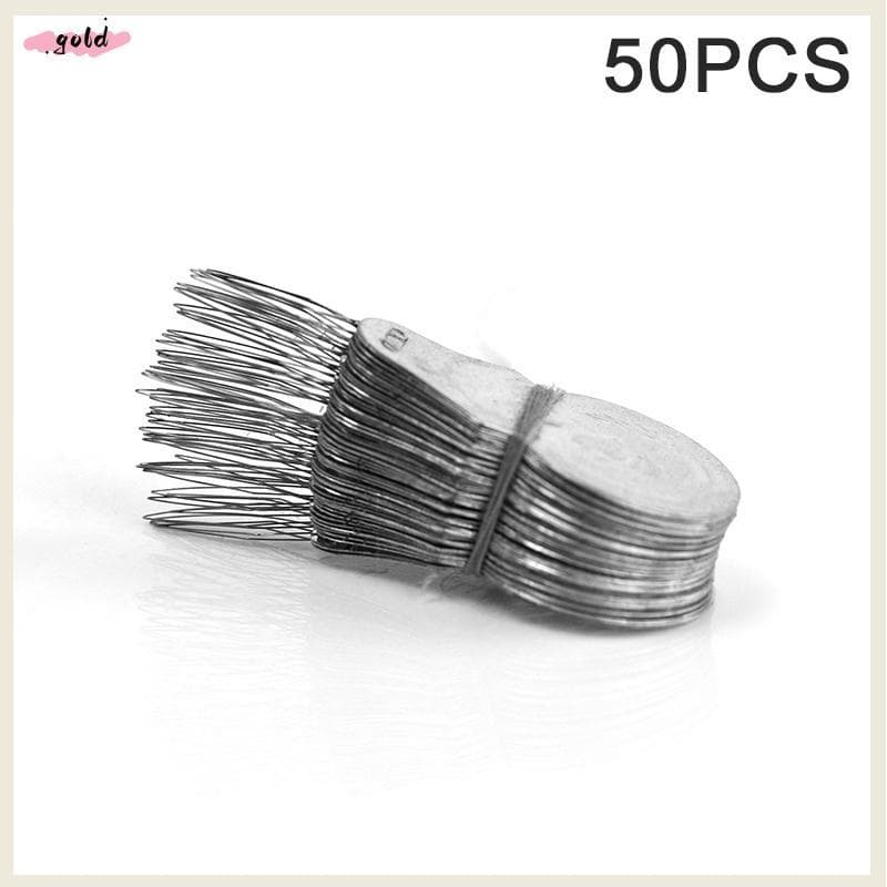 Ouro 50 Pçs Arco Fio Agulha Threader Ponto Máquina De Inserção Mão Linha De Costura Ferramenta São